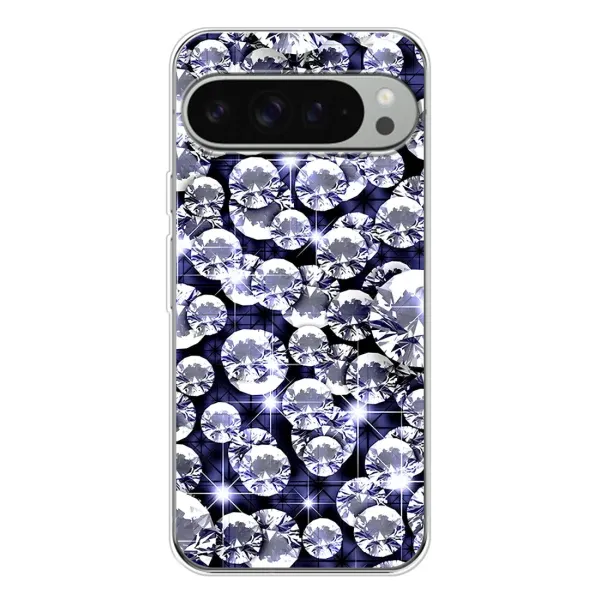 Чехол с рисунком «Бриллианты» для Google Pixel 10 Pro XL Чехол с рисунком «Бриллианты» для Google Pixel 10 Pro XL