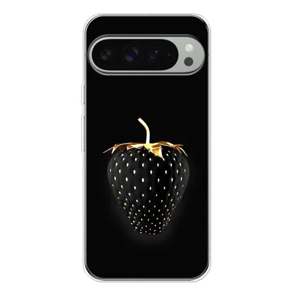 Чехол с рисунком «Чёрная клубника» для Google Pixel 10 Pro XL Чехол с рисунком «Чёрная клубника» для Google Pixel 10 Pro XL