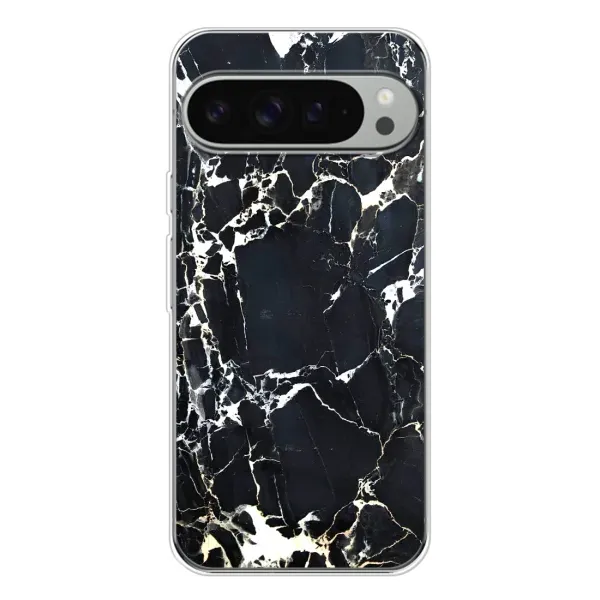 Чехол с рисунком «Чёрный мрамор» для Google Pixel 10 Pro XL Чехол с рисунком «Чёрный мрамор» для Google Pixel 10 Pro XL
