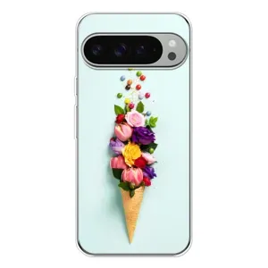 Чехлы с тематикой "ЦВЕТЫ" на Google Pixel 10 Pro XL (Цветок-мороженное)