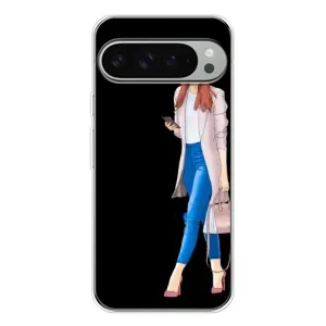 Чохол з картинкою Модні Дівчата Google Pixel 10 Pro XL (Дівчина з телефоном)