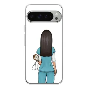 Силиконовый бампер (Работники) на Google Pixel 10 Pro XL (Доктор)