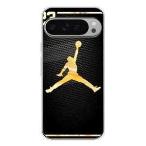 Силиконовый Чехол Nike Air Jordan на Пиксель 10 Про ХЛ (Джордан 23)