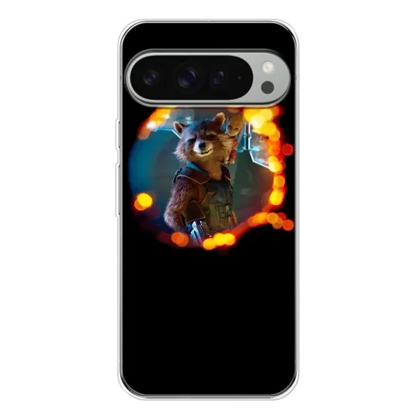 Чехол с рисунком «Енот Ракета» для Google Pixel 10 Pro XL Чехол с рисунком «Енот Ракета» для Google Pixel 10 Pro XL