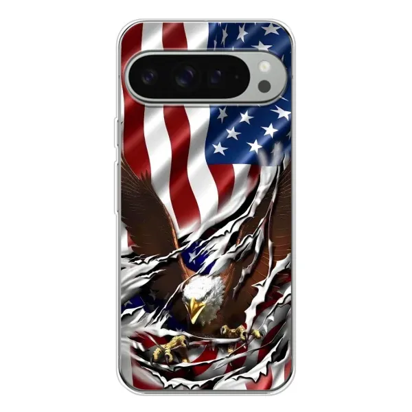 Чехол с рисунком «Флаг USA» для Google Pixel 10 Pro XL Чехол с рисунком «Флаг USA» для Google Pixel 10 Pro XL