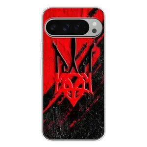 Чохли УПА (Червоно-Чорний) на Google Pixel 10 Pro XL (Герб в кольорах УПА)