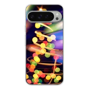 Чехол Новогодняя Елка на Google Pixel 10 Pro XL (Гирлянды)