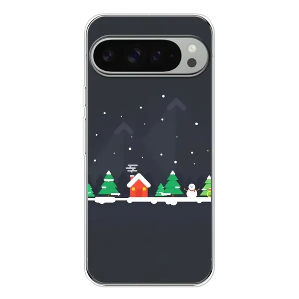 Чехол с рисунком «Город зимний» для Google Pixel 10 Pro XL Чехол с рисунком «Город зимний» для Google Pixel 10 Pro XL