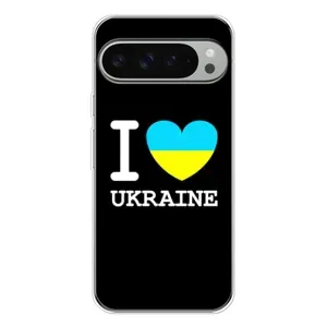Чехол с Украинской символикой на Пиксель 10 Про ХЛ (I Love Ukraine)