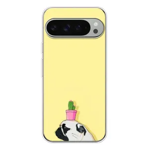 Бампер для Google Pixel 10 Pro XL с картинкой "Песики" (Кактус на голове)