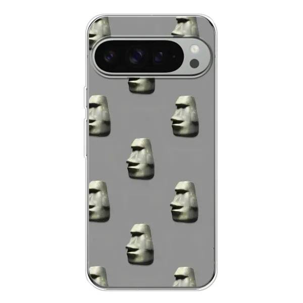 Чехол с рисунком «Каменное лицо» для Google Pixel 10 Pro XL Чехол с рисунком «Каменное лицо» для Google Pixel 10 Pro XL