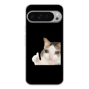 Бампер с принтом Мемы для Google Pixel 10 Pro XL (Кот в слезах)