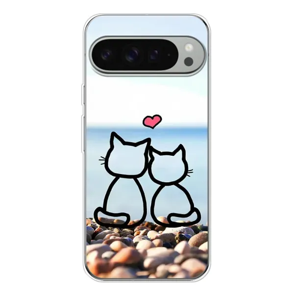 Чехол с рисунком «Котейки» для Google Pixel 10 Pro XL Чехол с рисунком «Котейки» для Google Pixel 10 Pro XL