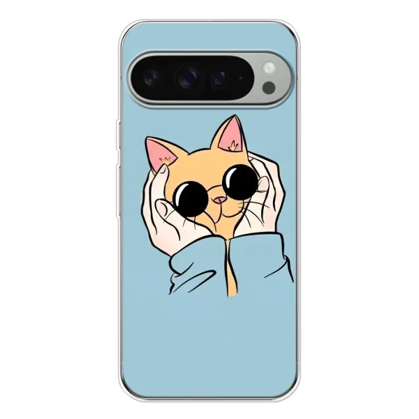 Чехол с рисунком «КОТИК в очках» для Google Pixel 10 Pro XL Чехол с рисунком «КОТИК в очках» для Google Pixel 10 Pro XL