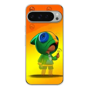 Чехол Бравл Старс для Google Pixel 10 Pro XL (LEON в кофте)