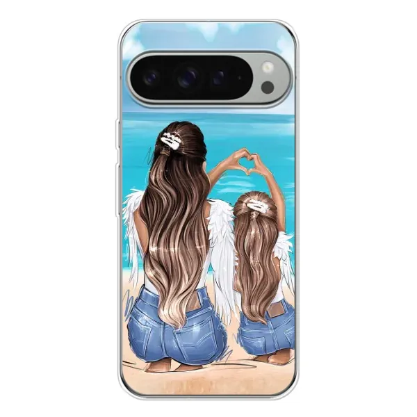 Чехол с рисунком «Мама и дочь» для Google Pixel 10 Pro XL Чехол с рисунком «Мама и дочь» для Google Pixel 10 Pro XL