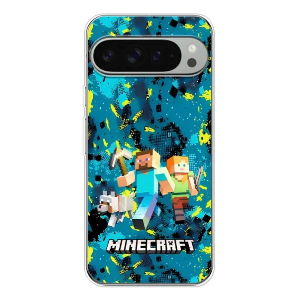 Чехол с рисунком «Майнкрафт» для Google Pixel 10 Pro XL Чехол с рисунком «Майнкрафт» для Google Pixel 10 Pro XL