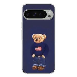 Чехлы Мишка Тедди для Пиксель 10 Про ХЛ (Мишка USA)