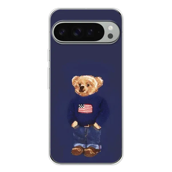 Чехол с рисунком «Мишка USA» для Google Pixel 10 Pro XL