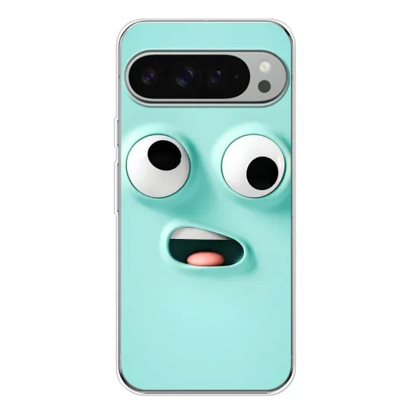 Чехол с рисунком «Забавное мятное лицо» для Google Pixel 10 Pro XL