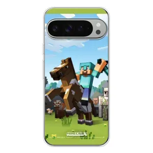 Чехлы для Google Pixel 10 Pro XL (Персонажи Майн Крафт) (На коне)