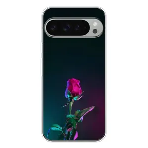 Чехлы с принтом Розочки для Google Pixel 10 Pro XL (Ночная роза)