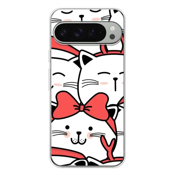 Чехол с рисунком «Новогодние котики» для Google Pixel 10 Pro XL Чехол с рисунком «Новогодние котики» для Google Pixel 10 Pro XL