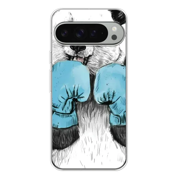 Чехол с рисунком «Панда боксер» для Google Pixel 10 Pro XL Чехол с рисунком «Панда боксер» для Google Pixel 10 Pro XL