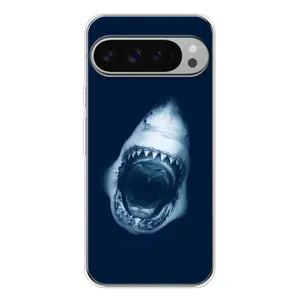 Силіконовий бампер з картинкою звірів для Google Pixel 10 Pro XL (Пащу Акули)