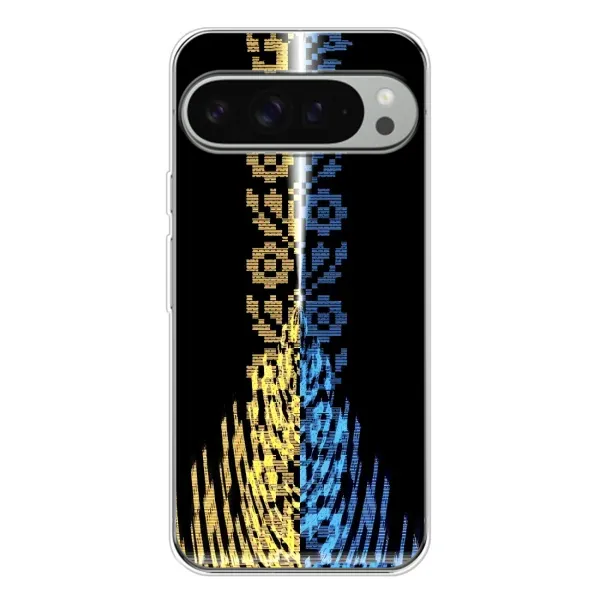 Чехол с рисунком «Патриотическая вышиванка» для Google Pixel 10 Pro XL Чехол с рисунком «Патриотическая вышиванка» для Google Pixel 10 Pro XL