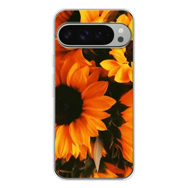 Чехол с рисунком «подсолнухи» для Google Pixel 10 Pro XL Чехол с рисунком «подсолнухи» для Google Pixel 10 Pro XL