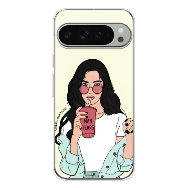 Чехол с рисунком «С напитком» для Google Pixel 10 Pro XL Чехол с рисунком «С напитком» для Google Pixel 10 Pro XL