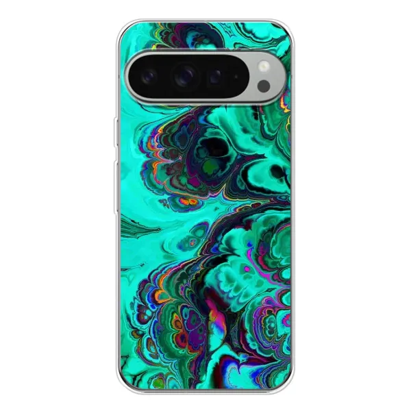 Чехол с рисунком «Салатный мрамор» для Google Pixel 10 Pro XL