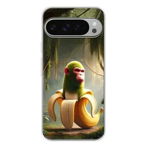 Чехол с мемами тралалело тралала для Google Pixel 10 Pro XL (Шимпанзини бананини)