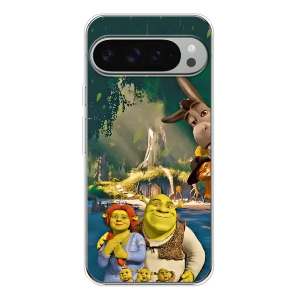 Чехол с рисунком «Шрек и Фиона» для Google Pixel 10 Pro XL Чехол с рисунком «Шрек и Фиона» для Google Pixel 10 Pro XL
