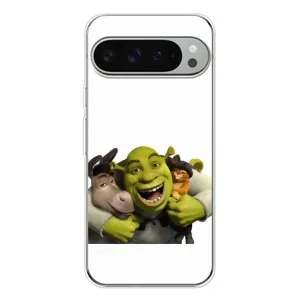 Печатный чехол с принтом Шрек для Google Pixel 10 Pro XL