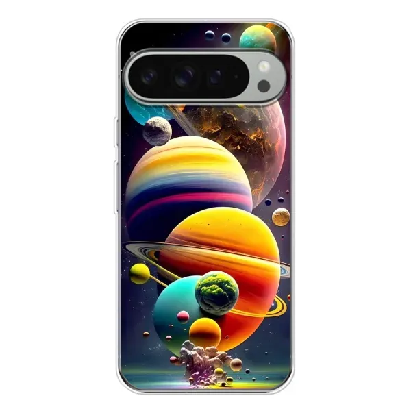 Чехол с рисунком «Солнечна система» для Google Pixel 10 Pro XL Чехол с рисунком «Солнечна система» для Google Pixel 10 Pro XL