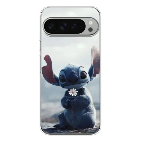 Чехол с рисунком «Стич с цветочком» для Google Pixel 10 Pro XL