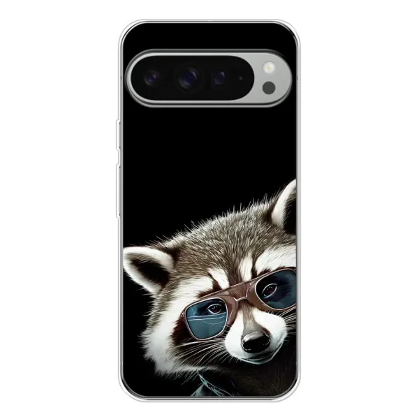 Чехол с рисунком «Стильный Енот» для Google Pixel 10 Pro XL