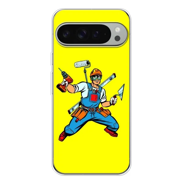 Чехол с рисунком «Строитель» для Google Pixel 10 Pro XL Чехол с рисунком «Строитель» для Google Pixel 10 Pro XL