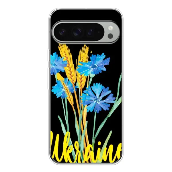 Чехол с рисунком «Ukraine в цветочках» для Google Pixel 10 Pro XL Чехол с рисунком «Ukraine в цветочках» для Google Pixel 10 Pro XL