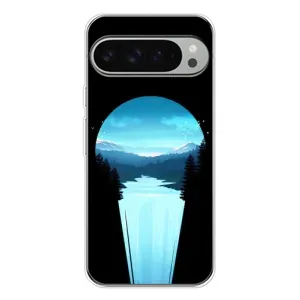 Летний Чехол на Google Pixel 10 Pro XL (Синий Водопад)