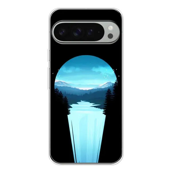Чехол с рисунком «Синий Водопад» для Google Pixel 10 Pro XL Чехол с рисунком «Синий Водопад» для Google Pixel 10 Pro XL