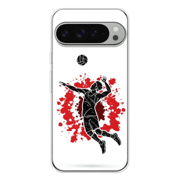 Чехол с рисунком «Волейболист» для Google Pixel 10 Pro XL Чехол с рисунком «Волейболист» для Google Pixel 10 Pro XL