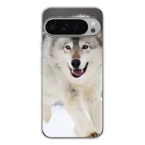 Чехол с Волком на Google Pixel 10 Pro XL (Волк на снегу)