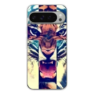 Чохли з зображенням різних тварин на Google Pixel 10 Pro XL (Яскравий Тигр)