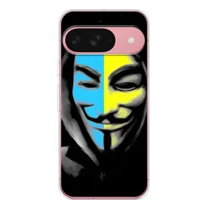 Чехол с Украинской символикой на Пиксель 10 Про (Анонимус патриот)