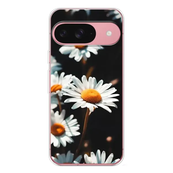 Чехол с рисунком «Белые ромашки» для Google Pixel 10 Pro