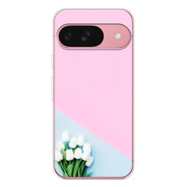 Чохол з малюнком «Білі тюльпани» для Google Pixel 10 Pro Чохол з малюнком «Білі тюльпани» для Google Pixel 10 Pro