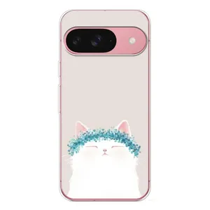 Чехол на тематику: Коты для Google Pixel 10 Pro (Белый котик)